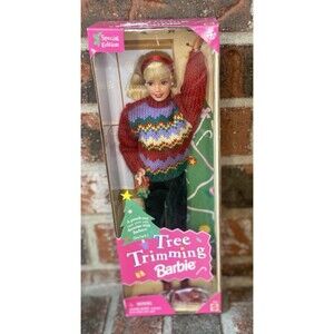 🌟Tree Trimming Barbie Doll Holiday Special Edition 1998 Mattel 22967 NEW